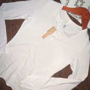 SKIMS New Vintage long sleeve henley top